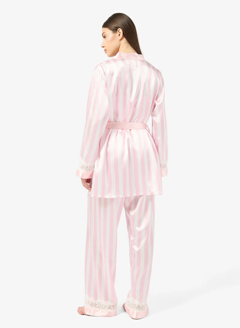 ايلا Striped Pyjama Set